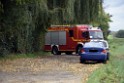 Einsatz BF Koeln PKW im See Koeln Esch P311